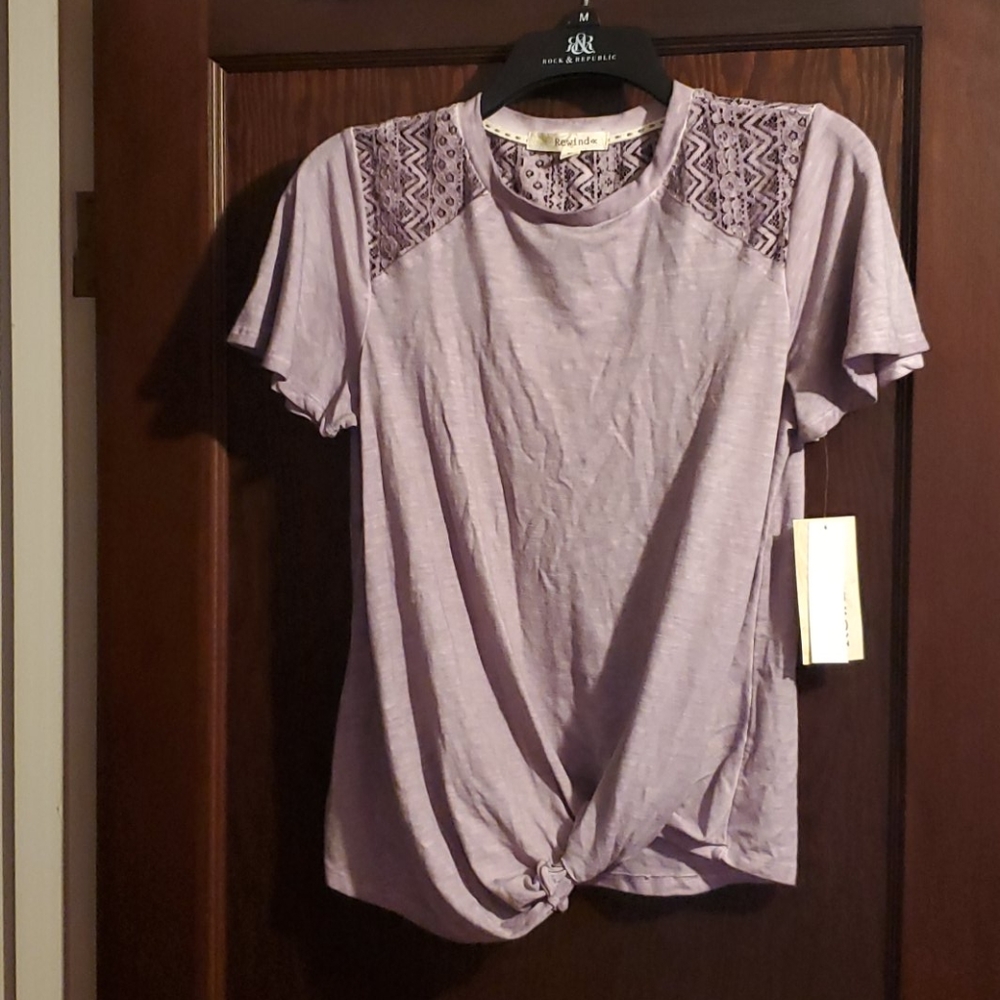 Rewind twist front top Medium NWT
